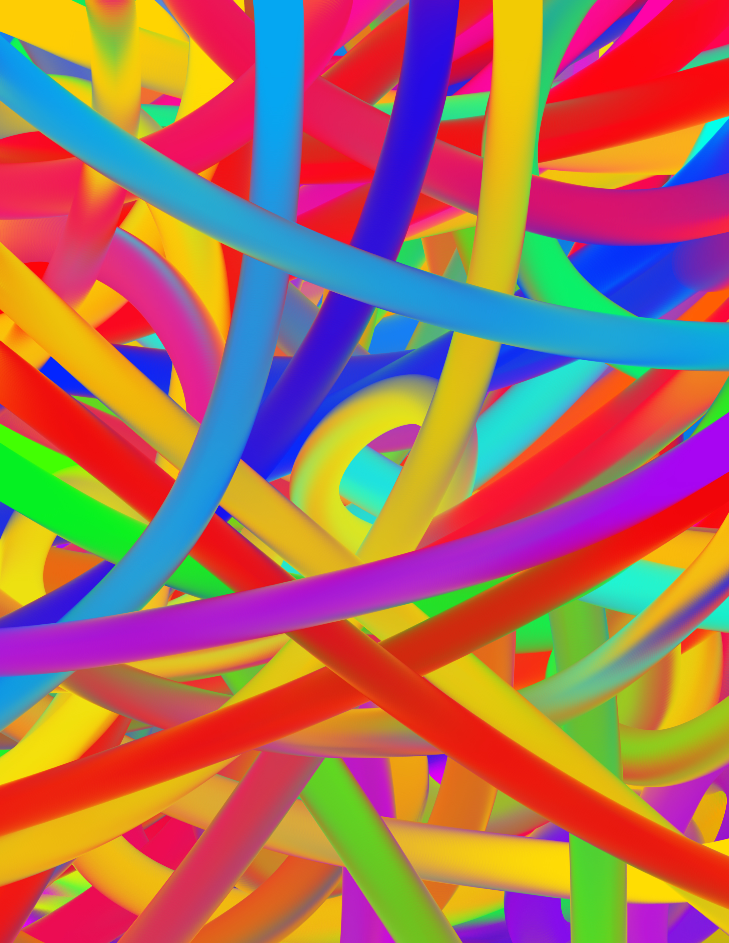 Work in PROGRESS: Spline experiment in PHOTOSHOP